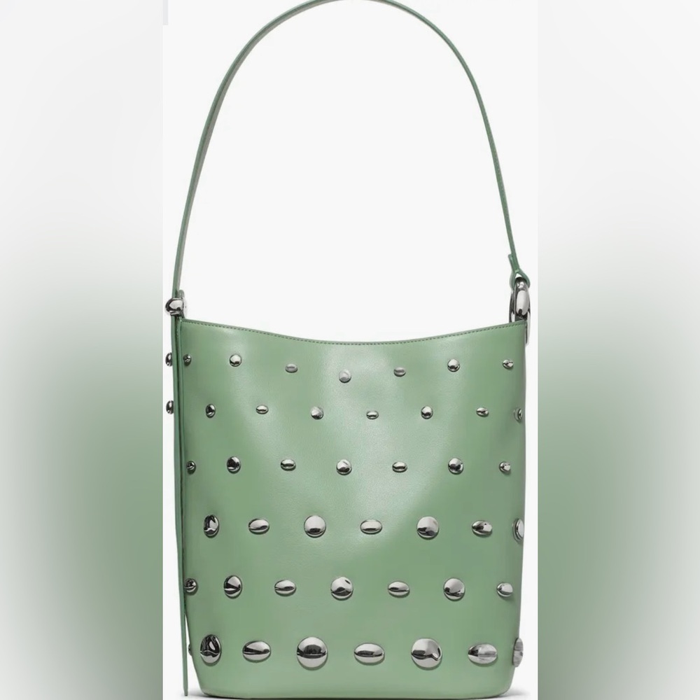 Kate Spade Crisp Sage Halo Studded Shoulder Bag
